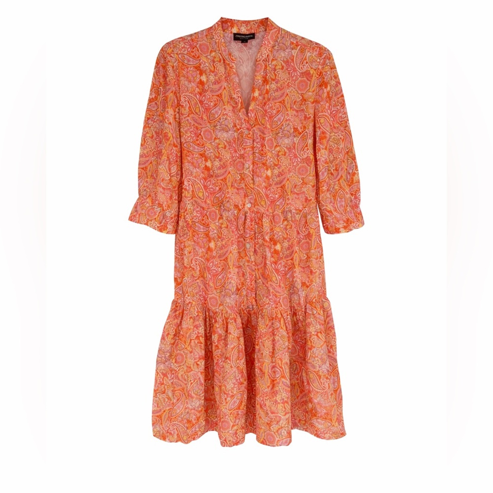 Johnstone & Murphy Paisley Print Button Shirt Dress
